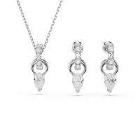 Swarovski Base Metal Womens Set: Necklace + Earrings