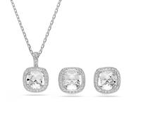 Swarovski Base Metal Womens Set: Necklace + Earrings