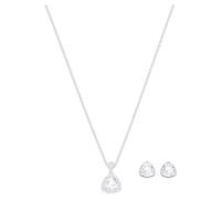 Swarovski Begin Set, Trilliant, White, Rhodium plated, One size, Metal, No gemstone, One Size, Metal, No Gemstone