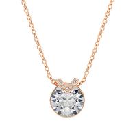 Swarovski Bella V Pendant Necklace Rose Gold Tone White Crystal 5535528