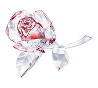 Swarovski Blooming Rose Red Figurine, Crystal, Bright Multi-Colour, 5.1 x 9 x 6.1 cm