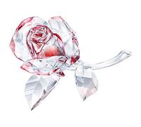Swarovski Blossoming Rose Crystal Figurine, Clear, Pink, Red, 2 Inches