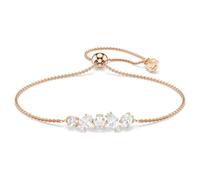 Swarovski Mesmera Mixed Cuts Crystal Rose Gold Tone Adjustable Slider Bracelet 0.6 x 2.4cm, 12-24cm