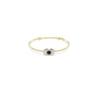 Symbolica bangle, Evil eye, Blue, Gold-tone plated