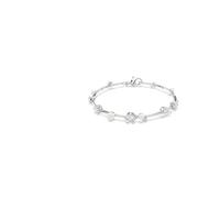 Crystal Bracelet in Silver Style - female - Swarovski - Bracelets - Gray - ONE SIZE - Accessories ONE SIZE
