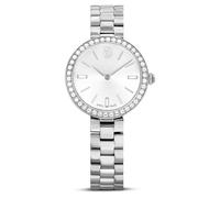 Swarovski Certa Watch, Water-Resistant Swiss-Made Wristwatch with Metal Bracelet Strap in a Silver Stainless Steel Finish, Part of The Certa Collection