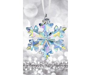 SWAROVSKI CHRISTMAS 2016 /25TH ANNIV ORNAMENT AB 5258537 MINT BOXED RETIRED RARE