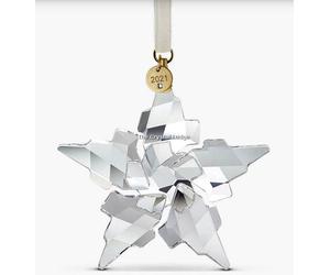 SWAROVSKI CHRISTMAS ORNAMENT 2021 CLEAR 5557796 MINT BOXED RETIRED RARE