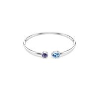 Swarovski Chroma Bangle - Mixed Cut, Multicoloured, Rhodium Plated