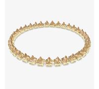 Swarovski Chroma Gold Tone Plated Spike Crystal Necklace 5613679
