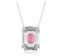 Chroma Octagon-Cut Pink Necklace - female - Swarovski - Necklaces - Multicolor - ONE SIZE - Accessories ONE SIZE