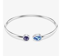 Swarovski Chroma Rhodium Plated Mixed Cut Crystal Bangle 5741780