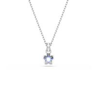Swarovski Chroma Silver Mixed Cuts Star White Necklace - 38cm