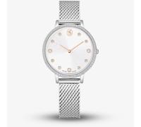 Swarovski Clarica Crystal Dial Silver Tone Bracelet Watch 5740971