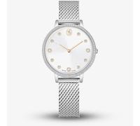 Swarovski Clarica Crystal Dial Silver Tone Bracelet Watch 5740971