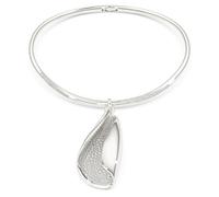 Swarovski Classica necklace, Statement, Round cut, White, Sterling silver
