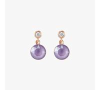 Swarovski Coeur De Lion Pastel Lilac Swarovski Crystal Dropper Earrings 0078/21-0829