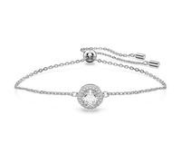 Swarovski Constella Round Cut Pavé White Rhodium Plated Bracelet 5636266 - - Swarovski Crystal / Rhodium Plated