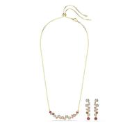Swarovski Constella crystal necklace set - Gold One Size