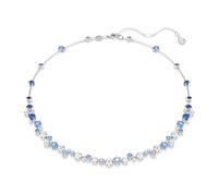 Swarovski Constella Necklace, Mixed Sizes, Blue, Rhodium plating