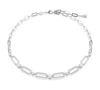 Swarovski Dextera necklace, White, Rhodium plated