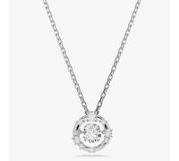 Swarovski Constella Rhodium Plated Dancing Stone Necklace 5738247