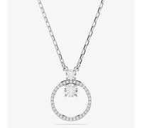 Swarovski Constella Rhodium Plated White Circle Necklace 5692261