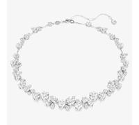 Swarovski Constella Rhodium Plated White Crystal Necklace 5722472