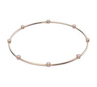 Swarovski Constella necklace, Round cut, White, Rose gold-tone plated
