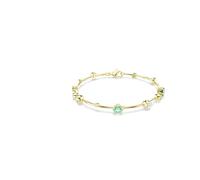 Swarovski Constella Soft Bracelet, Green, Gold shiny
