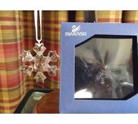 Swarovski Crystal 2010 Little Snowflake Ornament w Box 1041314 New