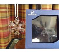 Swarovski Crystal 2010 Little Snowflake Ornament w Box 1041314 New