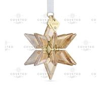 Swarovski Crystal 2023 ANNUAL EDITION 3D FESTIVE ORNAMENT 5653577 New Boxed Gold