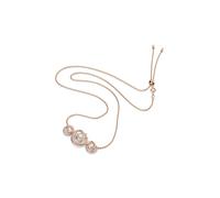 Swarovski - Crystal And Rose Gold Tone Plated Generation Necklace - One Size