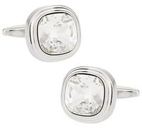 Swarovski Crystal Clear Cufflinks