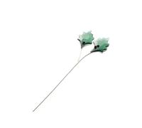 Swarovski crystal-embellishment flower - Silver OS