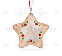 Swarovski Crystal HOLIDAY CHEERS GINGERBREAD STAR ORNAMENT 5627610 Brand New
