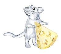 SWAROVSKI CRYSTAL MOUSE WITH CHEESE 5464939 MINT BOXED RETIRED RARE