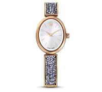 Swarovski Crystal Rock White and Rose-Gold Oval Watch
