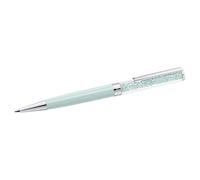 Swarovski Crystalline Ballpoint Pen, Black Ink in Mint Coloured Casing, Crystal Design, from the Crystalline Collection