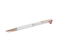 Swarovski Crystalline Ballpoint Pen, Ladybug, White, Red Lacquered, Rose Gold-Tone Plated