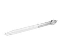 Swarovski Crystalline Ballpoint Pen, Octagon Shape, Snowflake, White, White Lacquered