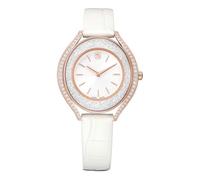 Swarovski Crystalline Collection Aura Watch, Swiss Made, Leather Strap