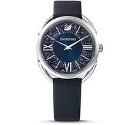 Swarovski Crystalline Glam Watch, Leather Strap, Blue, Stainless Steel