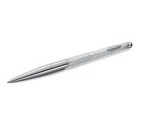 Crystalline ballpoint pen, Silver Tone, Chrome plated