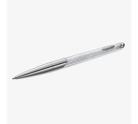 Crystalline ballpoint pen, Silver Tone, Chrome plated