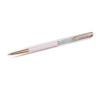 Swarovski Crystalline Silk ballpoint pen, Pink, Pink lacquered, Rose gold-tone plated