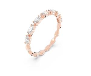 Swarovski Damen-Damenring Metall, Kristall Kristall 32004201