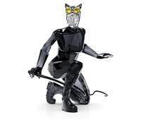 Swarovski DC Batman Catwoman Ornament, Black, Clear and Yellow Crystal, from the DC Comics Collection