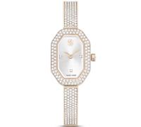 Dextera bangle watch, Swiss Made, Metal bracelet, Gold tone, Champagne gold-tone finish